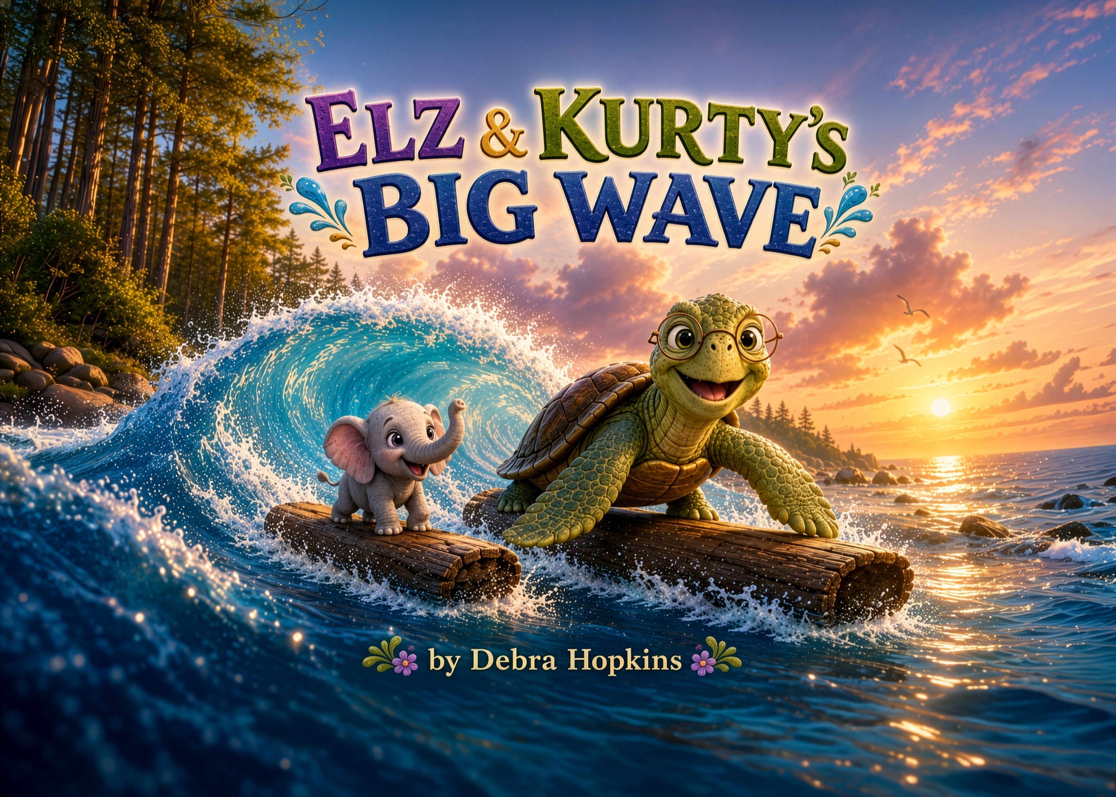 Elz and Kurty, from the Imagination collection by Debra Hopkins
