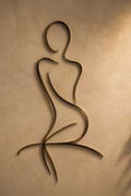Solace - gold wire male figure, The Gilded Line, generator original full file