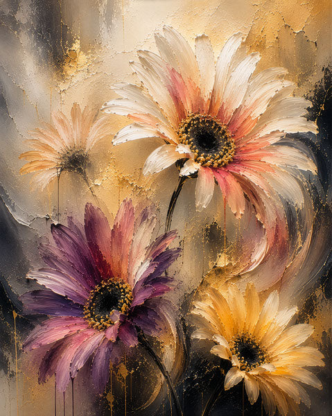 Warmth, second piece of the Daisies Illuminated set
