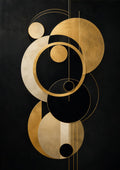 Celestial Orbit geometric Art Deco fine art print by Daisy Junction