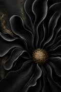Black Gerbera, Gerbera Lumière fine art floral print by Daisy Junction