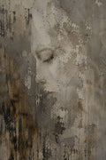 Pareidolia fine art plaster portrait print by Daisy Junction
