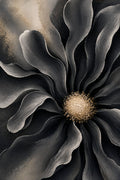 Charcoal Gerbera, Gerbera Lumière fine art floral print by Daisy Junction