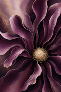 Plum Purple Gerbera, Gerbera Lumière fine art floral print by Daisy Junction