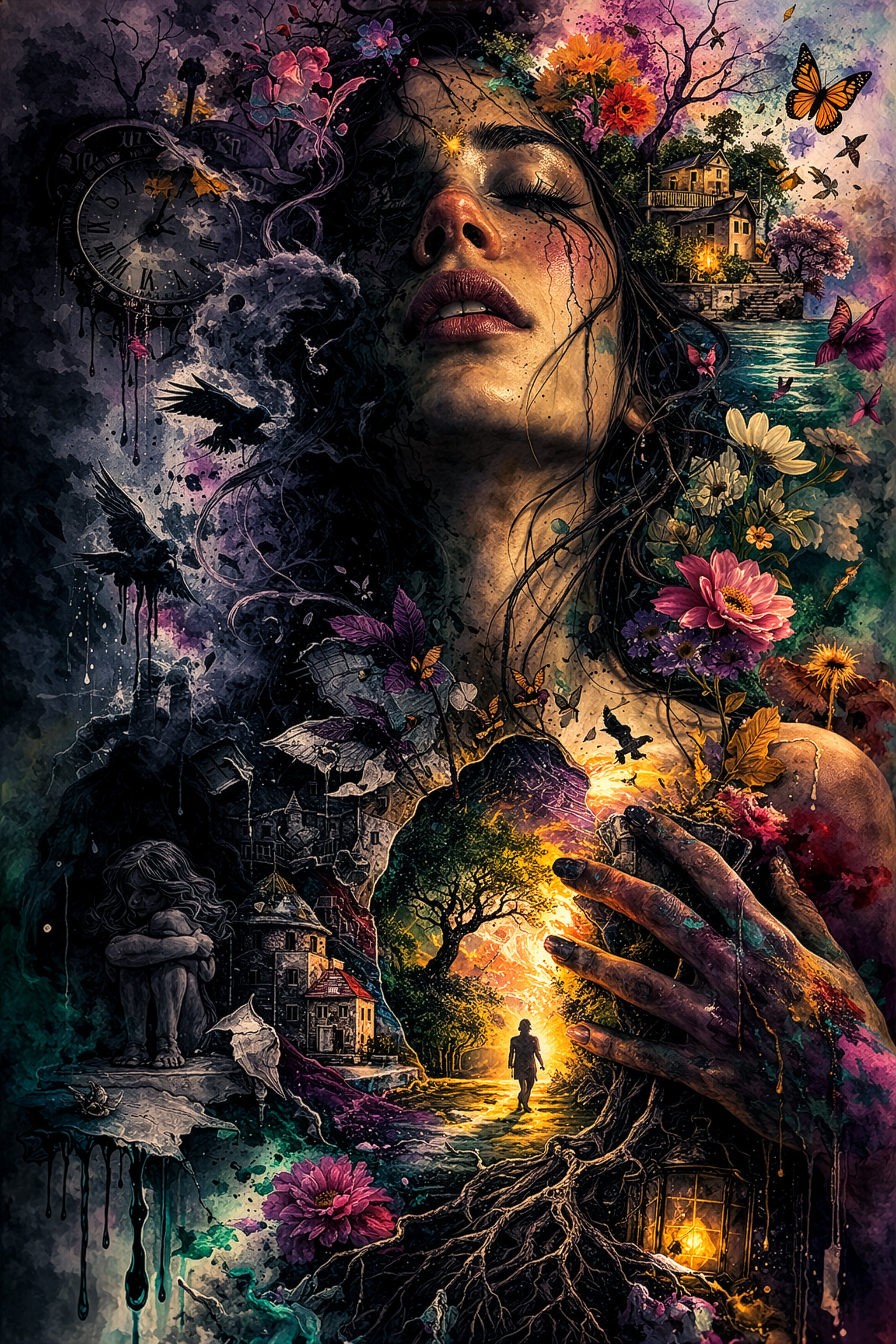 First Light | Fragmented Reveries | Surreal Portrait Fine Art Print