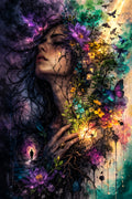Storm in Her Veins | Fragmented Reveries | Surreal Portrait Fine Art Print