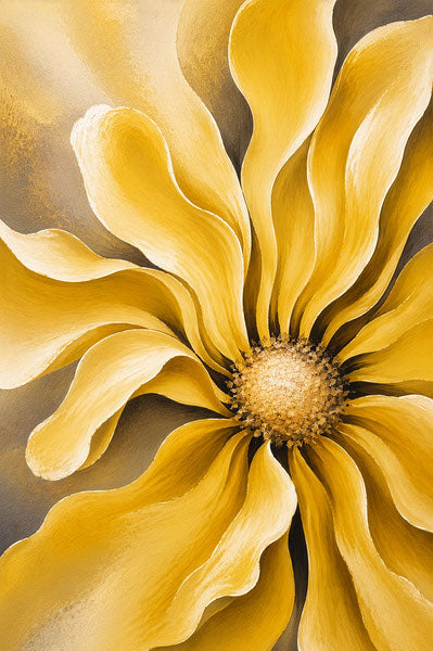 Gold Gerbera, Gerbera Lumière fine art floral print by Daisy Junction