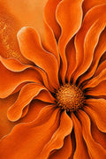 Orange Gerbera, Gerbera Lumière fine art floral print by Daisy Junction