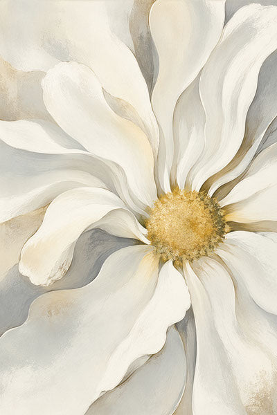 Cream Gerbera, Gerbera Lumière fine art floral print by Daisy Junction
