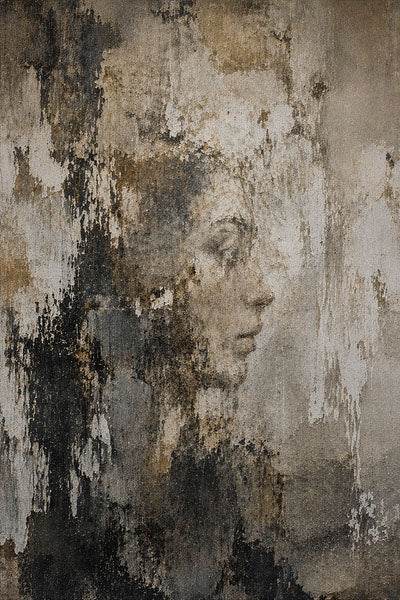 Pareidolia fine art plaster portrait print by Daisy Junction